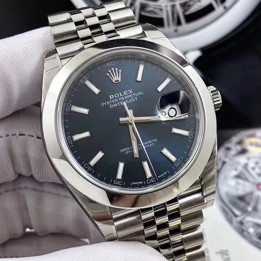 Luxury Automatic Watch for Men Datejust Blue 41MM Dial