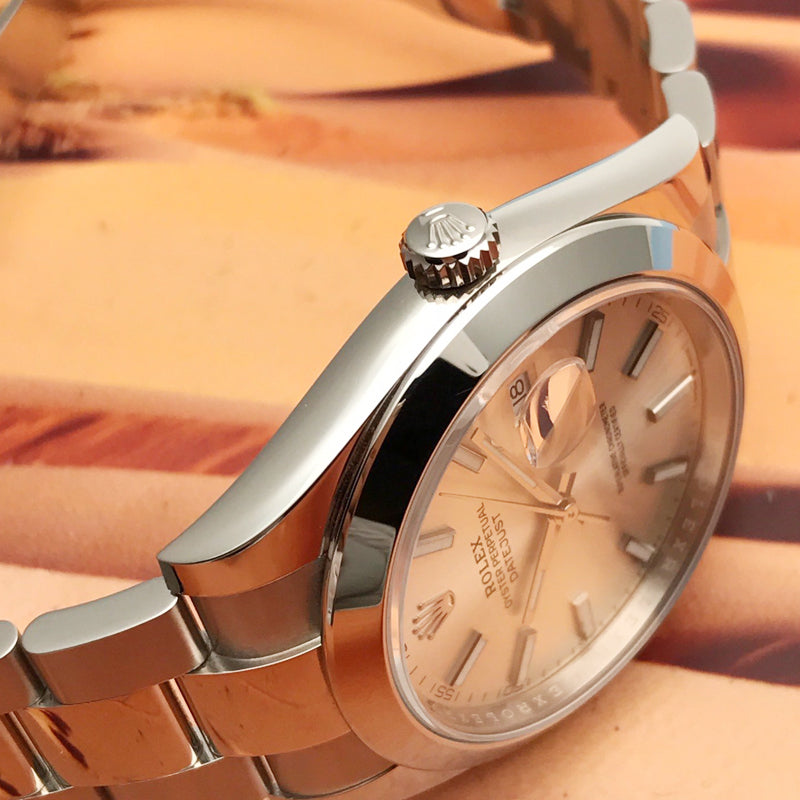 Luxury Automatic Watch for Men Datejust Steel Band 41MM Grey Dial