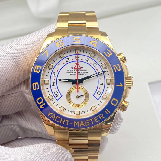 Luxury Automatic Watch for Men Yacht Master m116688-0002 44mm All Gold Dial